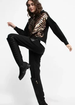 New Sudadera lentejuelas Animal Print|Sudaderas