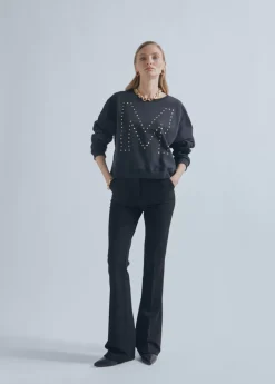 Sudadera M detalle strass |  Ropa | Lola Casademunt Sudaderas