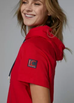 Outlet Sudadera manga corta roja de algodón 100%  - Lola Casademunt Sudaderas