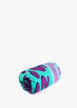 Online Toalla leopardo turquesa. Accesorios