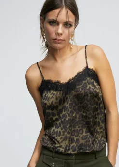 Outlet Top animal print Animal Print|Camisetas Y Tops