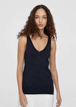 Clearance Top basico de punto Camisetas Y Tops