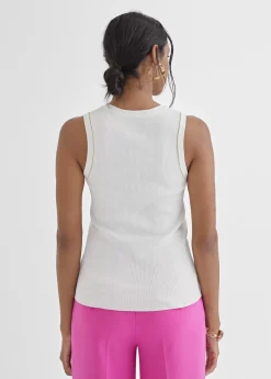 Sale Top con detalle en lurex Camisetas Y Tops