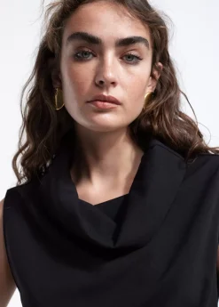 New Top cuello desbocado Camisetas Y Tops