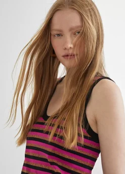 Clearance Top de rayas Camisetas Y Tops|Punto