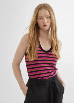 Clearance Top de rayas Camisetas Y Tops|Punto