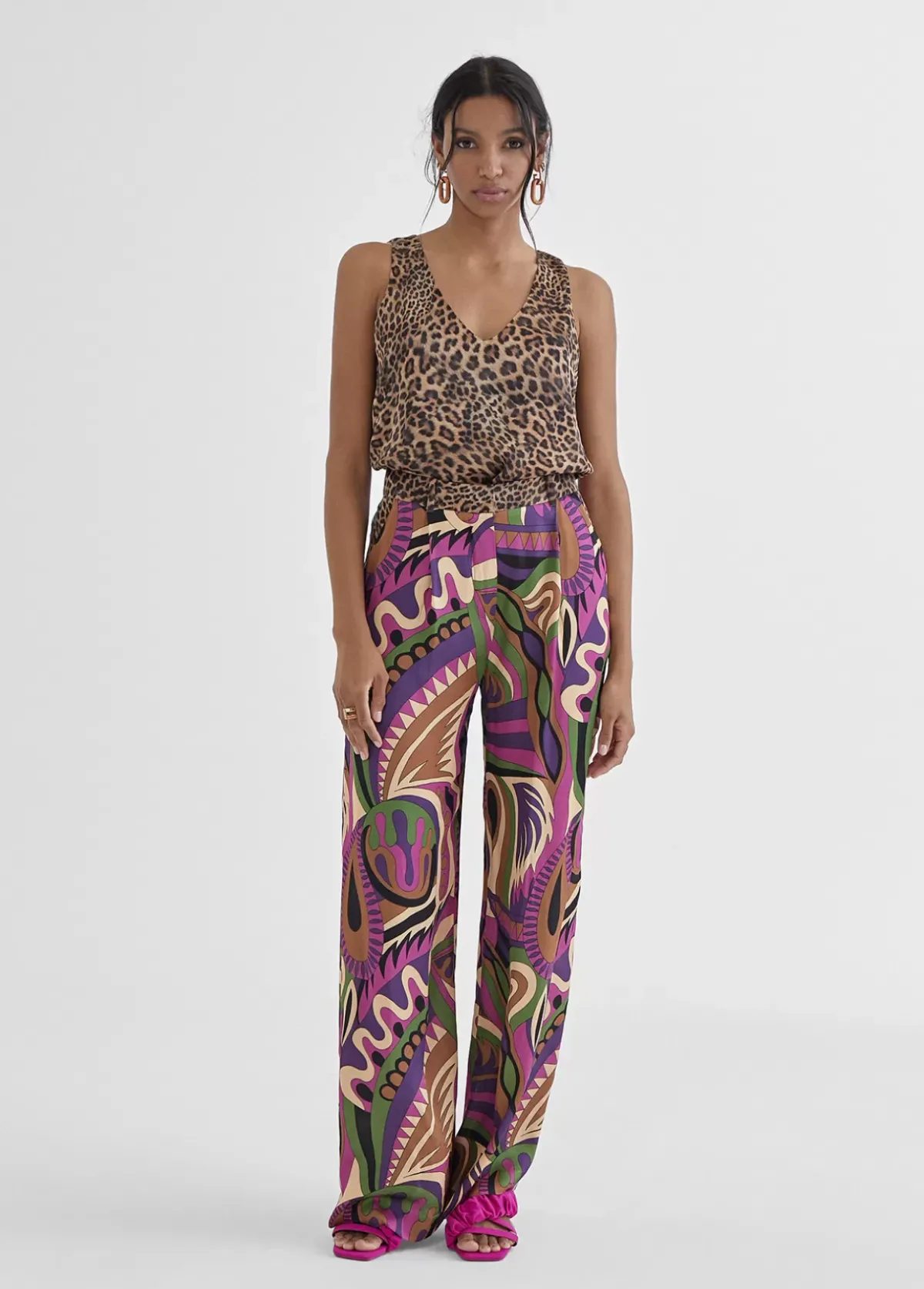 Sale Top estampado animal Camisetas Y Tops