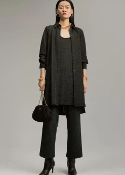 Discount Top largo lúrex Camisetas Y Tops