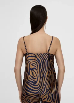 Hot Top lencero animal print Camisetas Y Tops