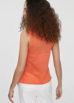 Best Top punto color liso Camisetas Y Tops|Punto