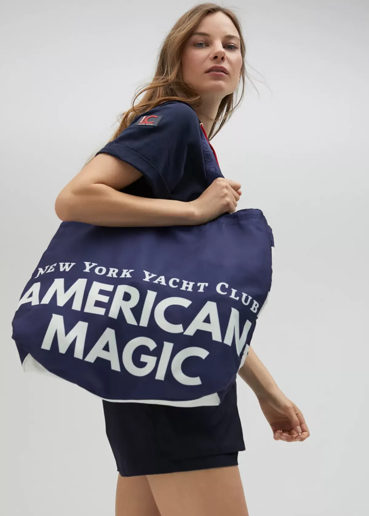 Best Tote bag de color azul  American Magic - Lola Casademunt Bolsos Grandes