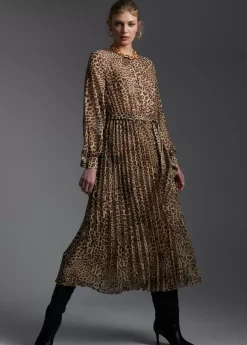 Discount Vestido animal print Animal Print|Vestidos Y Faldas