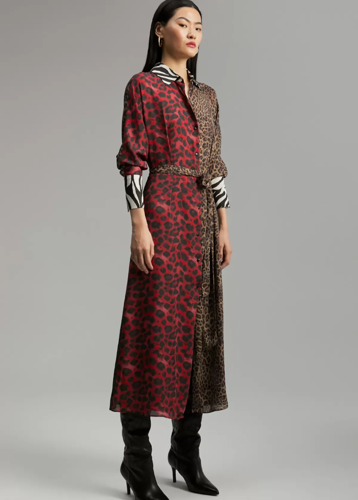 Best Vestido animal print combinado Animal Print|Vestidos Y Faldas