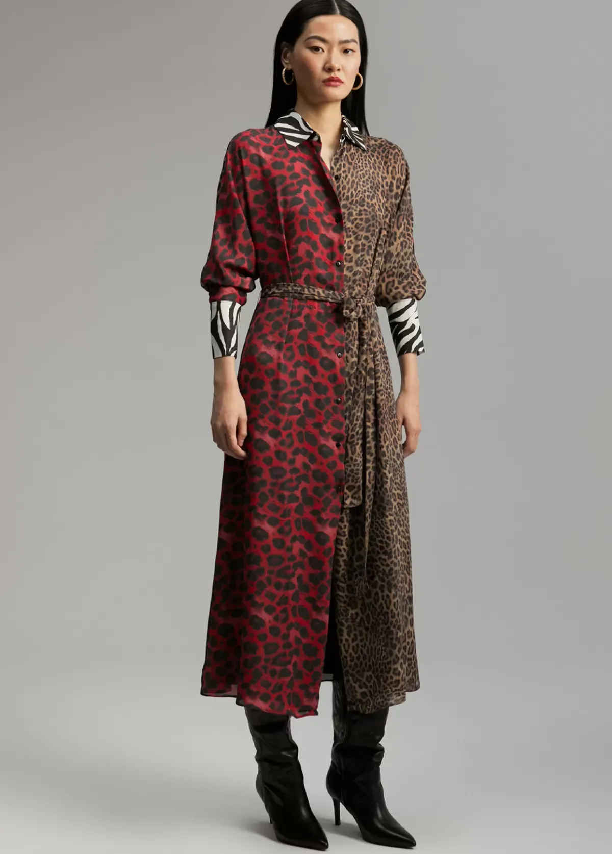 Best Vestido animal print combinado Animal Print|Vestidos Y Faldas