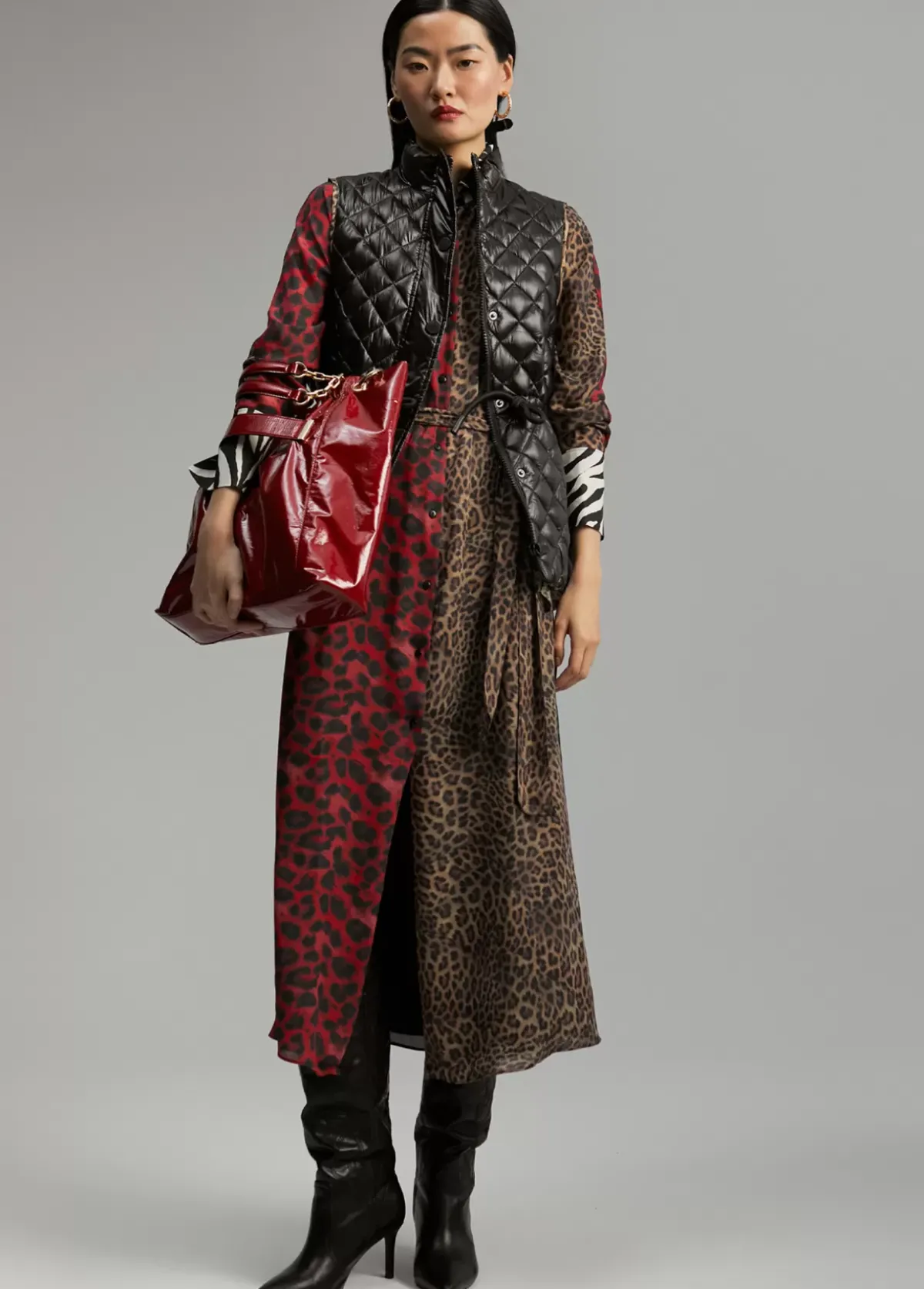 Best Vestido animal print combinado Animal Print|Vestidos Y Faldas