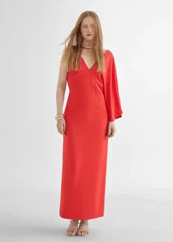 Best Vestido asimétrico manga Vestidos Y Faldas