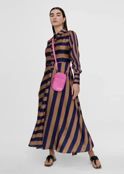 Outlet Vestido camisero de rayas Vestidos Y Faldas