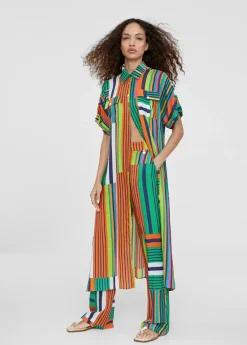 Online Vestido camisero multicolor Vestidos Y Faldas|Americanas Y Blazers