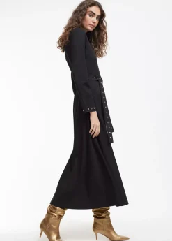 Hot Vestido detalle eyelets Vestidos Y Faldas