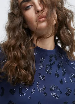 Discount Vestido detalle lentejuelas Vestidos Y Faldas