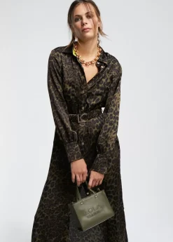 Online Vestido estampado animal print Animal Print|Vestidos Y Faldas