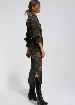 Online Vestido estampado animal print Animal Print|Vestidos Y Faldas