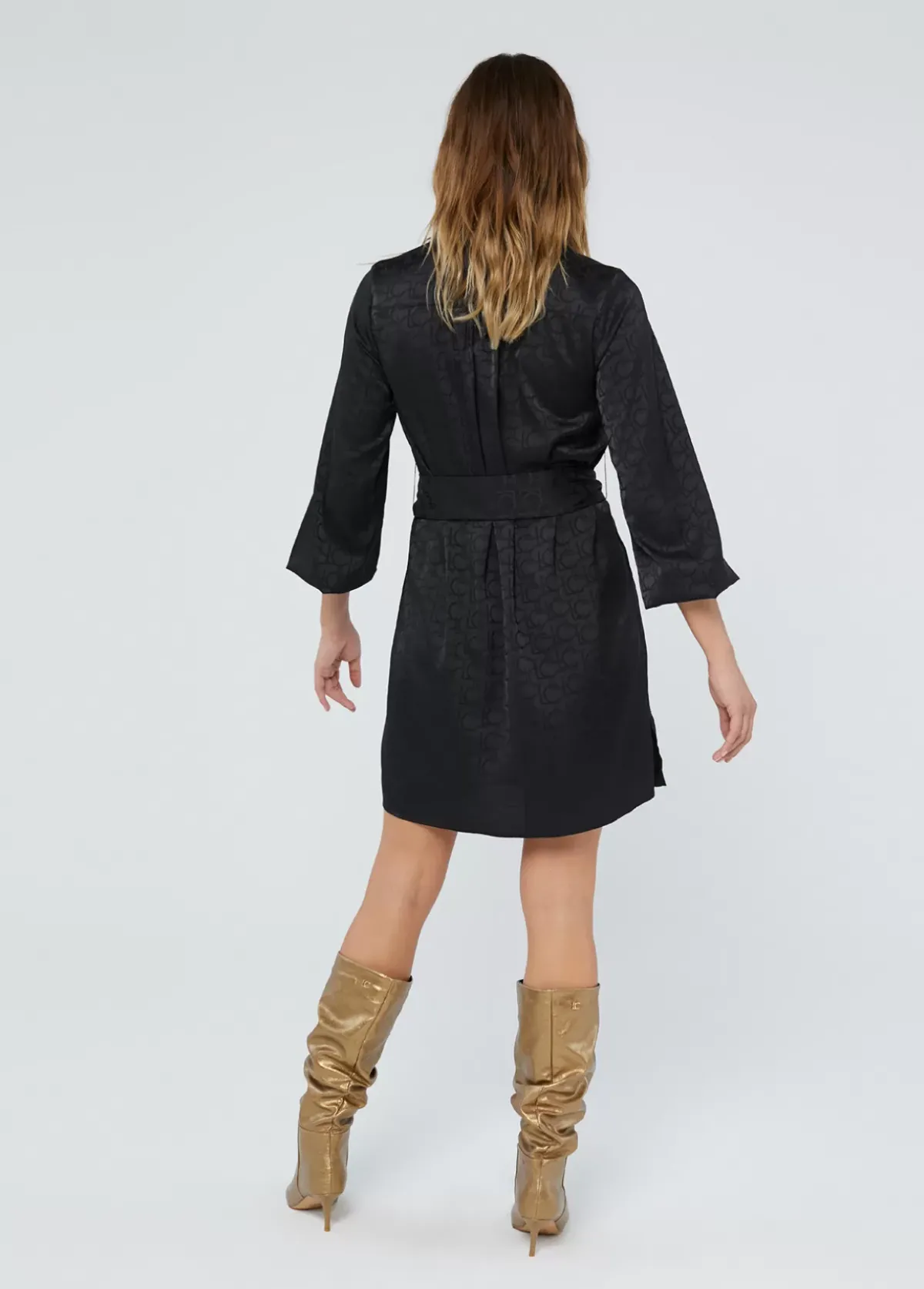 Hot Vestido estampado logo Vestidos Y Faldas