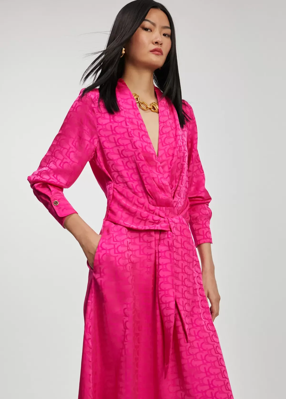 Sale Vestido estampado logo Vestidos Y Faldas