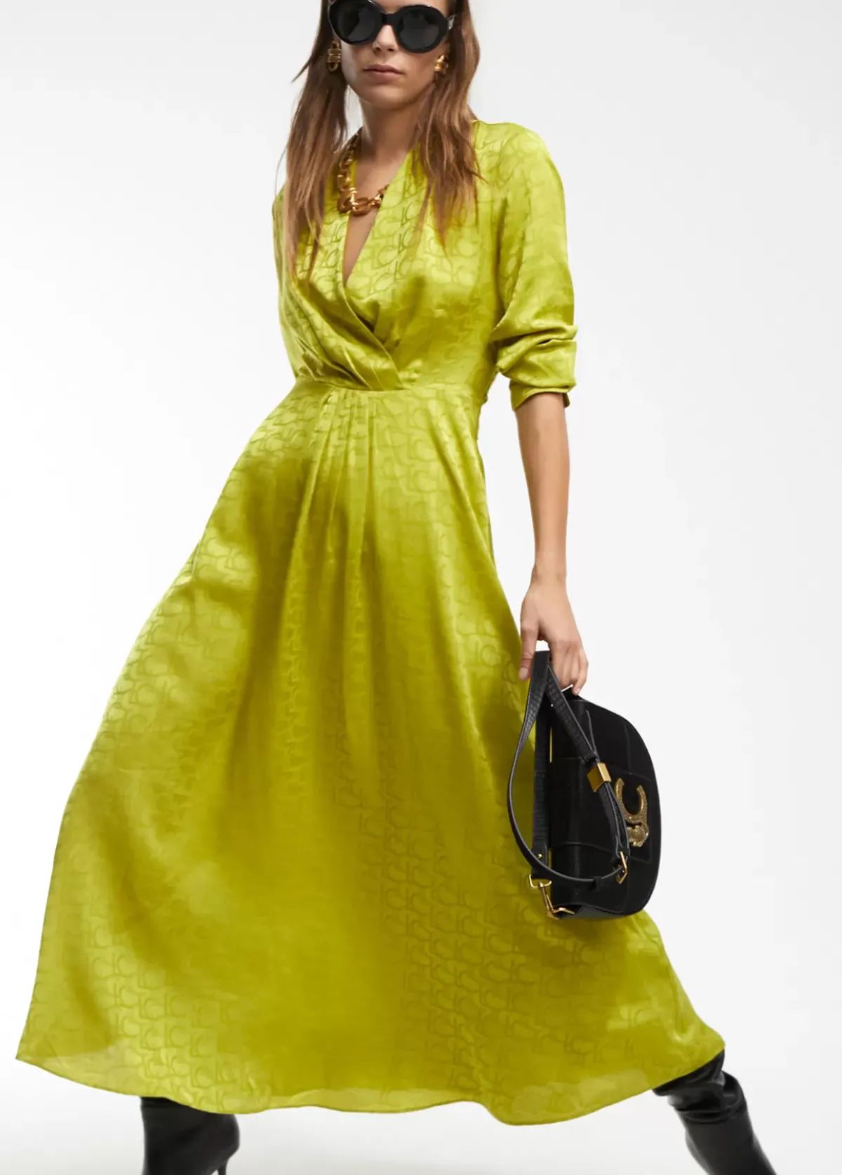 Sale Vestido estampado logo Vestidos Y Faldas