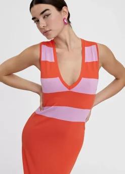 Clearance Vestido largo de punto Vestidos Y Faldas