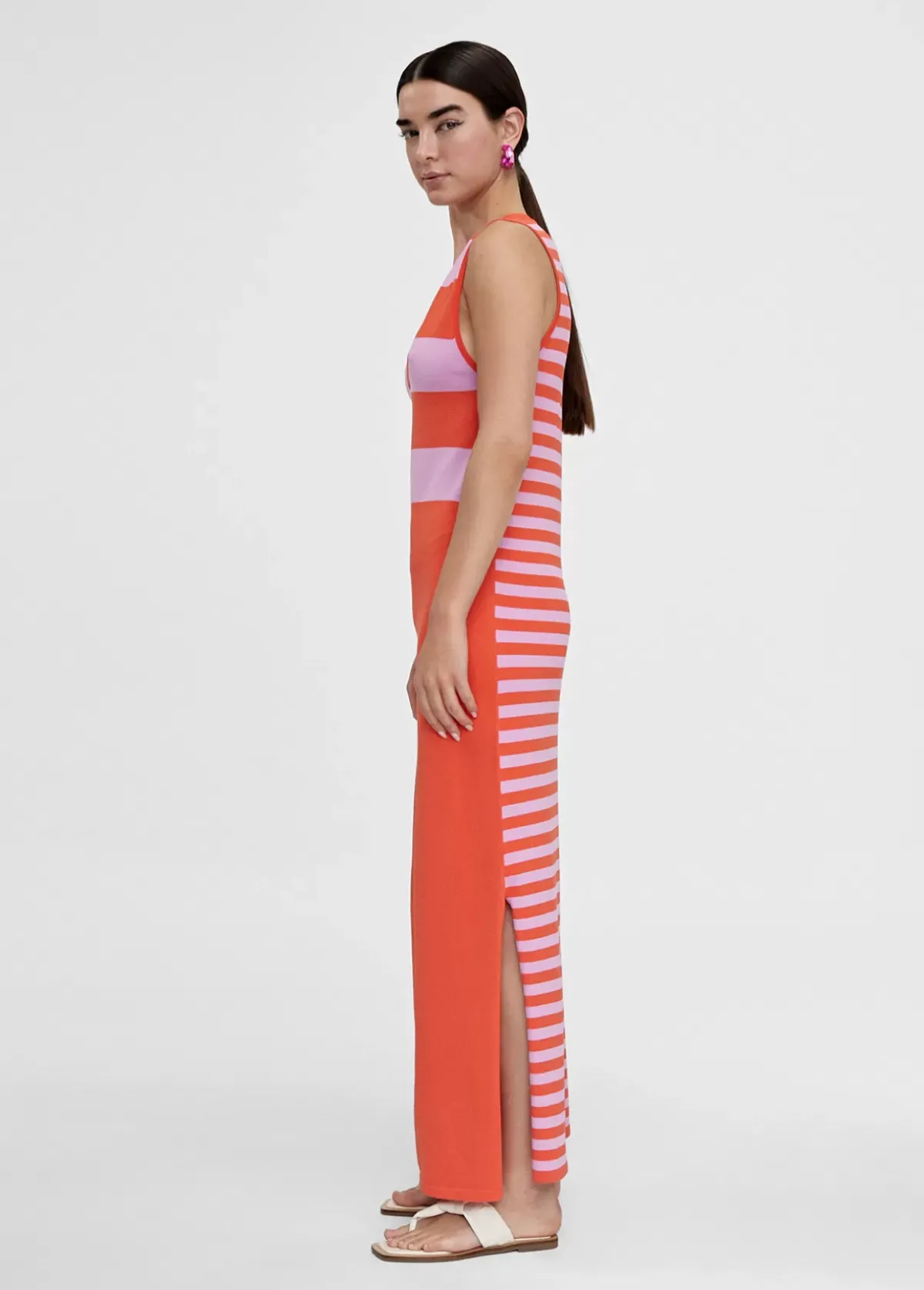 Clearance Vestido largo de punto Vestidos Y Faldas