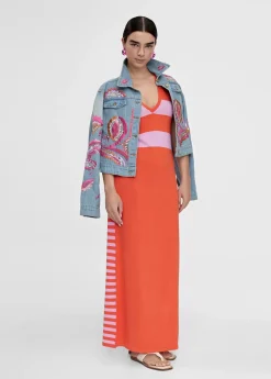 Clearance Vestido largo de punto Vestidos Y Faldas