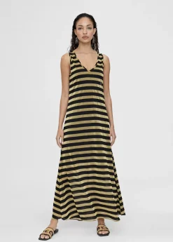 Best Vestido largo de rayas Vestidos Y Faldas