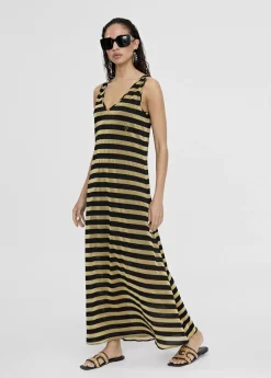 Best Vestido largo de rayas Vestidos Y Faldas