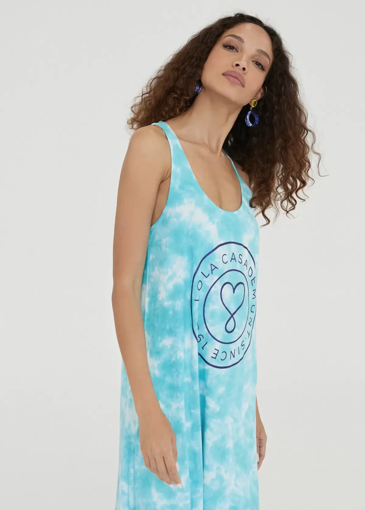 Outlet Vestido largo de tirantes Baño