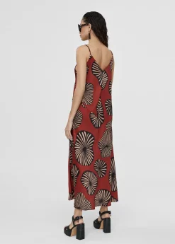 Hot Vestido largo estampado Vestidos Y Faldas