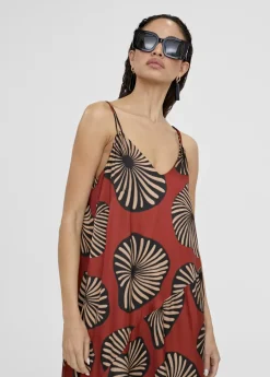 Hot Vestido largo estampado Vestidos Y Faldas