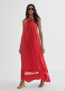 Outlet Vestido largo halter Vestidos Y Faldas