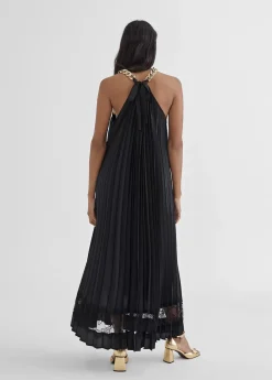 Clearance Vestido largo halter Vestidos Y Faldas