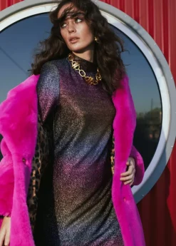 New Vestido largo lúrex Vestidos Y Faldas