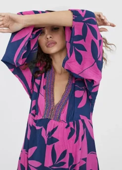 Outlet Vestido largo manga japonesa Baño