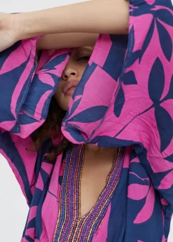 Outlet Vestido largo manga japonesa Baño