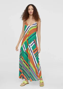 Sale Vestido largo multicolor Vestidos Y Faldas