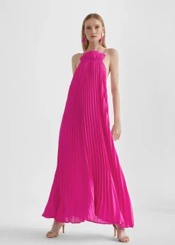 Sale Vestido largo plisado Vestidos Y Faldas