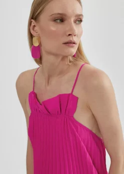 Sale Vestido largo plisado Vestidos Y Faldas