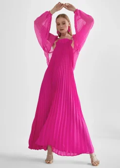 Sale Vestido largo plisado Vestidos Y Faldas