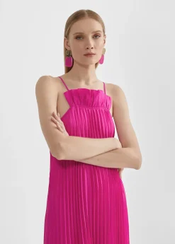 Sale Vestido largo plisado Vestidos Y Faldas