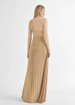 Online Vestido largo plisado tirante Vestidos Y Faldas