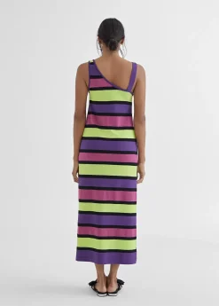 Sale Vestido largo rayas Punto