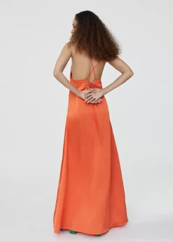 Hot Vestido largo tipo lencero Vestidos Y Faldas